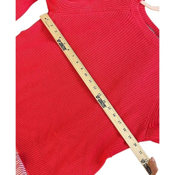 Lauren Ralph Lauren Womens Twofer Sweater Large Striped Contrast Layered - Picture 9 of 10